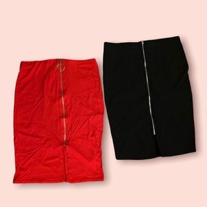 Two pencil skirts